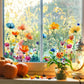 🌸Spring Sale 60% OFF💞Colorful Floral Bouquet Window Sticker🖼️(Cut to size freely)