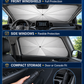 🏖️Summer Hot Sale 60% OFF☀️☂️ 🛡️2026 Upgraded Car Windshield Sun Shade Umbrella❄️