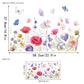 🌸Spring Sale 60% OFF💞Colorful Floral Bouquet Window Sticker🖼️(Cut to size freely)
