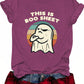 👻This Is Boo Sheet Ghost Retro Halloween Costume Unisex T Shirt👕