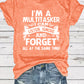 👕 I'M A MULTITASKER ✨Women's Letter Print Round Neck Tee