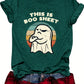 👻This Is Boo Sheet Ghost Retro Halloween Costume Unisex T Shirt👕