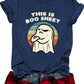 👻This Is Boo Sheet Ghost Retro Halloween Costume Unisex T Shirt👕