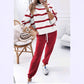 🔥Last Day Promotion 60% OFF⏰👚💕Women's Striped 2-Piece Tracksuit Set🔥