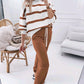 🔥Last Day Promotion 60% OFF⏰👚💕Women's Striped 2-Piece Tracksuit Set🔥