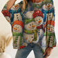 ☃️🎄🎅Women's Christmas Loose Fit Batwing Knit Sweater🔥🎁