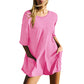 🌞Summer Sale 49% OFF🔥Oversized T-shirt V-shaped Back Romper
