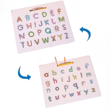 Mom and Teacher Approved👍✏️Double Sided Magnetic Letters Board