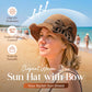 🔥Last Day Sale 60% OFF⏰👒🏖️Elegant Woven Straw Sun Hat with Bow🏝️