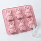 ⏳Last Day Special Price!🐇🐰 Mini Highland Cow/Rabbit Ice Cube Mold – Cute 3D Ice for Drinks, Parties & Gifts
