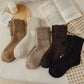 🎅 HOLIDAY HAUL SALE🧦5 Pairs Women's Solid Mid-calf Socks🎁