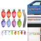 💡🎄🎅Reflective Light Bulb Magnet Decorations🎁