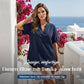 🏖️Summer Hot Sale 60% OFF🏝️👕🌟Fashion Loose Solid Color Short Sleeve Top