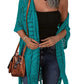 🏖️Summer Hot Sale 60% OFF🏝️Women’s Oversized Knit Cardigan – Lightweight Crochet Tassel Kimono for Spring & Summer🌸☀️