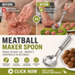 🥳💞100K+ SOLD! 🥩🍡Meatball Spoon – Non‑stick, scoop & drain in one. No more messy hands – perfect meatballs in seconds! – a must‑have kitchen gadget! 🎁✨
