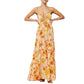 🌞Summer Sale 50% OFF🔥Floral Print Tie Front Tiered Maxi Dress