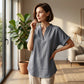 🏖️Summer Hot Sale 60% OFF🏝️👕🌟Fashion Loose Solid Color Short Sleeve Top