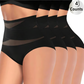 ⏳Last Day Sale 🌸Buy 1 Get 3 Free✨Plus-Size High-Waist Cross Tummy Control Panties🔥