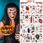 Halloween Prank Temporary Makeup Tattoo😈Realistic and Easy to Remove