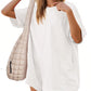 🌞Summer Sale 49% OFF🔥Oversized T-shirt V-shaped Back Romper