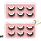 🎉2026 Sale Over 38K+ Sold!👁️Reusable Self-Adhesive False Eyelashes｜Glue-Free Natural Curly Press-On Lashes✨