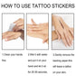 Halloween Prank Temporary Makeup Tattoo😈Realistic and Easy to Remove
