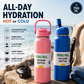 🏖️Summer Hot Sale 60% OFF🏝️❄️❄️Cold Retention & 🔥Heat Preservation🥤Premium Stainless Steel Portable Insulated Tumbler🎁