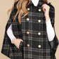 🎅 HOLIDAY HAUL SALE🧥Women's Plaid Winter Cape Coat🎁