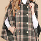 🎅 HOLIDAY HAUL SALE🧥Women's Plaid Winter Cape Coat🎁