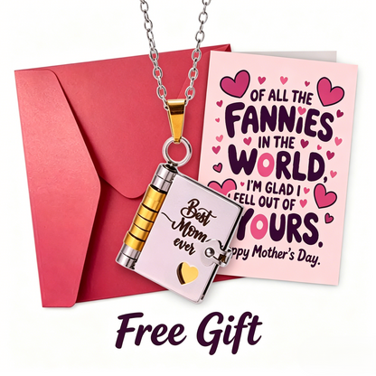 💝Mother's Day Engraved Book Necklace🎁