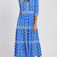🌸Spring Sale 60% OFF💐Women’s Geometric Print V-Neck Maxi Dress