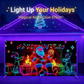 🎅 HOLIDAY HAUL SALE🎇🚪UV Activated Christmas Garage Door Cover Banner, Glows in Dark🔥🎉