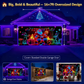 🎅 HOLIDAY HAUL SALE🎇🚪UV Activated Christmas Garage Door Cover Banner, Glows in Dark🔥🎉
