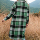 🍂49% OFF🔥Women's Plaid Print Long Sleeve Warm Tweed Coat