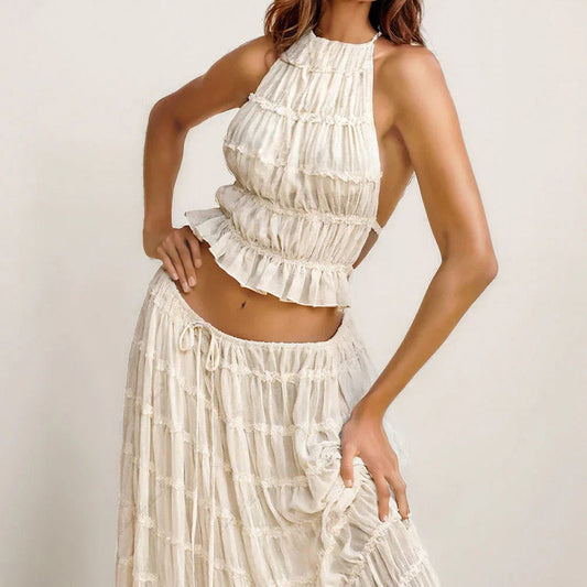 🌞Summer Sale 50% OFF🔥Women's 2 Piece Maxi Skirt Set