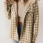 🔥Hot Sale 50% OFF🔥Womens Flannel Plaid Shacket Jacket