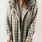 🔥Hot Sale 50% OFF🔥Womens Flannel Plaid Shacket Jacket