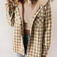 🔥Hot Sale 50% OFF🔥Womens Flannel Plaid Shacket Jacket