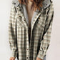 🔥Hot Sale 50% OFF🔥Womens Flannel Plaid Shacket Jacket