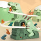 🦖🪜Electric Dinosaur Chase Race Track Playset🎁