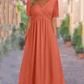 🏖️Summer Hot Sale 60% OFF🏝️👗Women’s V-Neck Short Sleeve Long Dress 🌸 Elegant Flowing Fit, Comfortable Fabric & Effortless Everyday Style
