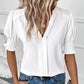 ✨LAST DAY SALE 60% OFF👚Women's Elegant V-Neck Puff Sleeve Blouse