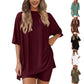💞Women's Summer Casual Loose Two-piece Set