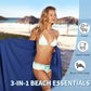 🏖️60% OFF NOW! 🌊 2026 Sun Lounger Towel in Bag with Pockets – Sand-Resistant, Built-in Pockets & Easy Carry 🎒 Time!🌞Sun Lounger Towel in Bag with Pockets Storage🌊