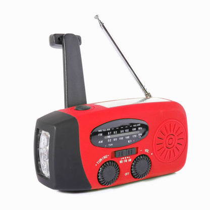 📻 58% OFF NOW!🔋Multifunctional Portable Solar Emergency Radio – Power Bank, Hand Crank & Weather Alert⚡