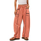 🌞Summer Sale 50% OFF🔥Women's Casual Loose Drawstring Wide-Leg Pants