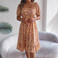 🌞Summer Sale 50% OFF🔥Women's Floral Print Dress with Pleated Hem
