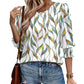 🌞Summer Sale 50% OFF🔥Blouses for Women Dressy Casual 3/4 Length Sleeve Women’s Tops with Smocked Cuffs