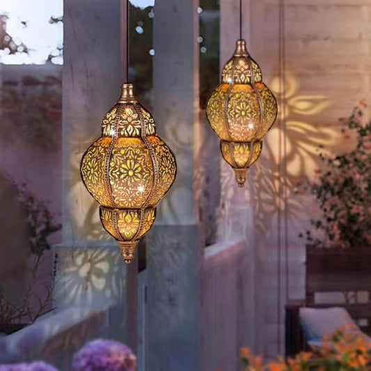 🌙Moroccan Style Artisan Solar Lights Outdoor - IP65 waterproof✨