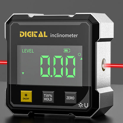 📐4-Side Magnetic Digital Angle Finder with Laser💥